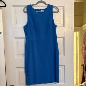 J. Crew Sleeveless Dress in Cobalt